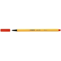 Stabilo Point 88 Rotulador de Punta Fina de Fibra, Trazo de 0.4 mm, Rojo