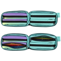 Milan Sunset Green Pack de 4 Estuches Portatodo con Contenido