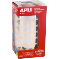 Apli Gomets Redondos Plata Metalizado - Ø 10.5mm - 5192 Unidades por Rollo - Desarrolla Habilidades y Capacidades en Niños