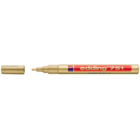 Edding 751 Rotulador Permanente, Trazo 1-2mm, Seca rápido, Oro