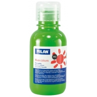 Milan Botella de Tempera 125ml Color Verde Fluorescente