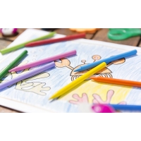 Bic Kids Plastidecor Caja de 12 Lapices de Cera, No Mancha