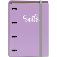 Dohe Serie Pastel Carpeta de 4 Anillas A4 con Recambio de 100 Hojas, 4 Separadores