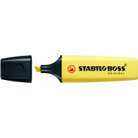 Stabilo Boss 70 Pastel Marcador Fluorescente, Trazo 2-5mm, Amarillo Cremoso