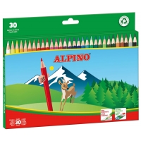 Alpino Pack de 30 Lapices de Colores Creativos, Mina de 3mm, Hexagonal