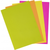 Papel A4 Colores Surtidos Fluorescente. 500 Hojas