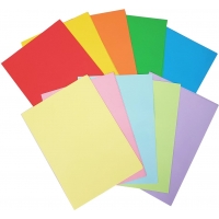 Papel A4 de 10 Colores surtidos 80gr 100 Hojas