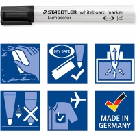 Pack de 4 Marcadores Staedtler Lumocolor 351 para Pizarra Blanca