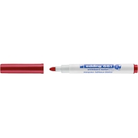 Edding 661 Rotulador para Pizarra Blanca, Trazo 1-2mm, Tinta Pigmentada, Rojo