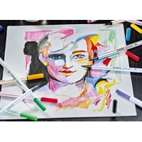 Stabilo Pen 68 Brush Arty Pack de 18 Rotuladores Punta de Pincel