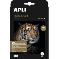 Apli Papel Fotografico Photobright 13x18 cm 240g 50 Hojas
