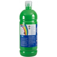 Milan Botella de Tempera 1000ml Color Verde Claro