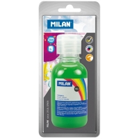 Milan Botella de Tempera 125 ml Color Verde Claro
