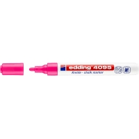 Edding 4095 Rotulador de Tiza Liquida, Trazo 2-3mm, Olor Neutro, Rosa Neon