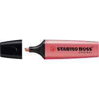 Stabilo Boss 70 Pastel Marcador Fluorescente, Trazo 2-5mm, Rojo Coral Meloso