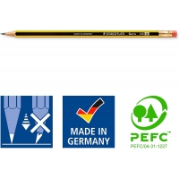 Staedtler Noris 122 Lápiz con Goma, Dureza HB