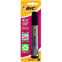 Bic Marking 2000 Ecolutions Rotulador Permanente, Tinta base alcohol, Seca rápido, Negro