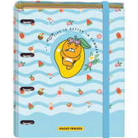 Dohe Kakao Friends Summer Holiday Carpeta de 4 Anillas A4 con Recambio de 100 Hojas, 4 Separadores