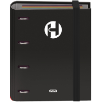 Dohe Serie Icon Carpeta de 4 Anillas Formato A5 con Recambio 100H