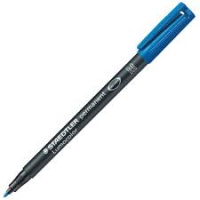Staedtler Lumocolor 317 Rotulador Permanente, Punta Media Redonda, Trazo 1mm, Azul