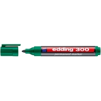 Edding 300 Rotulador Permanente, Trazo 1.5-3mm, Seca rápido, Ver