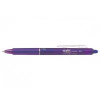 Pilot Boligrafo de gel borrable retractil Frixion Clicker, Punta 0.7mm, Trazo 0.4mm, Grip, Violeta