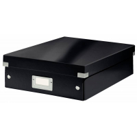 Leitz Caja Organizadora Mediana Click & Store Wow, 2-4 Compartimentos, Negro