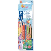 Staedtler Jumbo Noris 128 Pack de 6 Lapices Triangulares de Colores