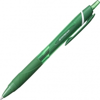 Uni-ball Jet Stream Sport Colores Boligrafo Retractil, Punta 0.7 mm, Secado Instantaneo, Verde