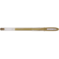 Uni-ball Signo Noble Metal Gel, Punta de Acero Inoxidable 0.8 mm, Trazo 0.50 mm, Tinta Gel, Oro