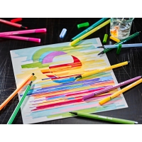 Stabilo Pen 68 Arty Caja Metalica de 20 Rotuladores, Punta de Fibra, Trazo 1mm