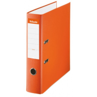 Esselte Archivador de Palanca A4, Lomo ancho 75mm, Naranja