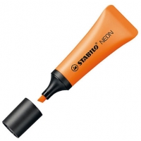 Stabilo Neon 72 Marcador Fluorescente, Trazo 2-5mm, Cuerpo en Forma de Tubo, Naranja