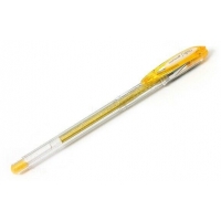 Uni-ball Signo Sparkling Gel, Punta de Acero Inoxidable 1 mm, Trazo 0.65 mm, Tinta Gel, Oro Efecto Purpurina