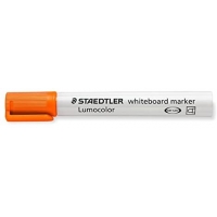 Staedtler Lumocolor 351 Rotulador para Pizarra Blanca, Trazo 2mm, Naranja