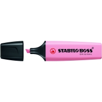 Stabilo Boss 70 Pastel Marcador Fluorescente, Trazo 2-5mm, Rubor Rosa
