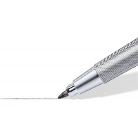 Staedtler Mars Technico 780 - Pack de 6 Portaminas Tecnicos, Mina de 2mm, Grip Metalico