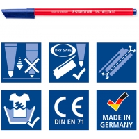 Estuche 10 Rotuladores Staedtler Noris 326 Punta de Fibra