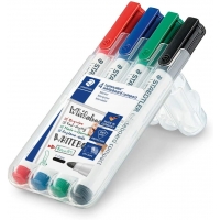 Pack de 4 Marcadores Staedtler Lumocolor Whiteboard Compact 341 para Pizarra