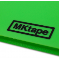 MKtape Carpeta de Solapas, Cierre de Gomas, Folio, Verde Fluor