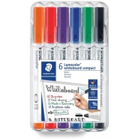Staedtler Lumocolor 341 Pack de 6 Marcadores para Pizarra