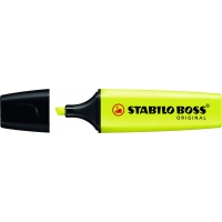 Stabilo Boss 70 Marcador Fluorescente, Trazo 2-5mm, Amarillo 