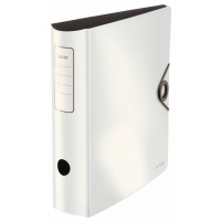 Leitz Archivador de Palanca Active Solid, Mecanismo de 180°, 75mm, Capacidad 500 Hojas A4, Cierre Elastico, Fundas Interiore