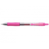 Pilot Boligrafo de Gel G2 Rollerball Retractil, Punta 0.7mm, Trazo 0.32mm, Grip, Rosa