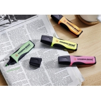 Stabilo Boss Executive Pack de 4 Marcadores Fluorescentes, Grip, Trazo 2-5mm, Colores Surtidos