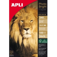 Apli Papel Fotografico Photobright 10x15 cm 240g 100 Hojas