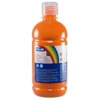 Milan Botella de Tempera 500ml Color Naranja