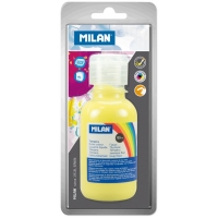 Milan Botella de Tempera 125 ml Color Amarillo Limon