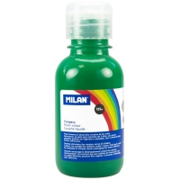 Milan Botella de Tempera 125ml Color Verde Oscuro