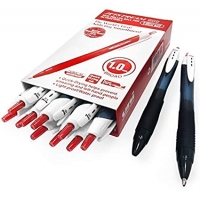 Uni-ball Jet Stream Sport Boligrafo Retractil, Tinta Gel, Punta 1 mm, Secado Instantaneo, Rojo
